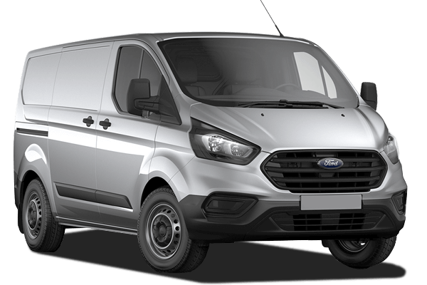 Vue latérale du fourgon FORD CUSTOM - 2013 – modèle utilitaire aménageable
